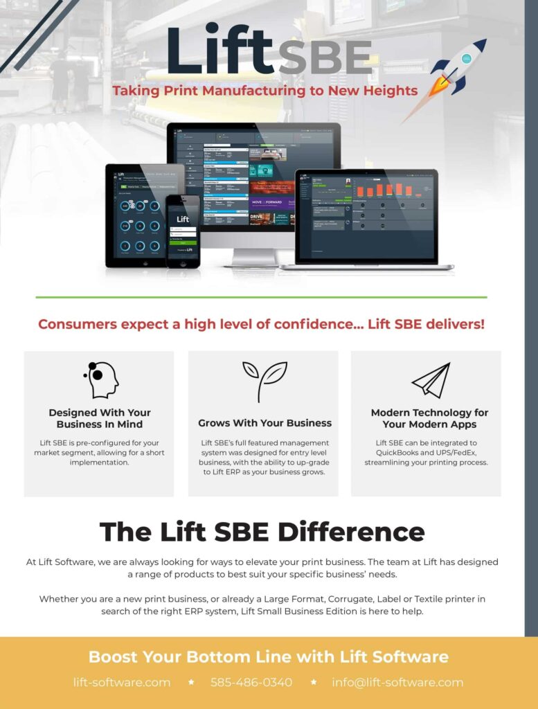 Lift SBE brochure cover